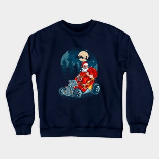 Hotrod Santa Crewneck Sweatshirt